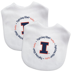 Illinois Fighting Illini - Baby Bibs 2-Pack (ONLINE ORDER ONLY)