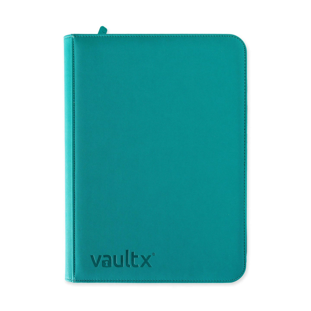 9 Pocket Exo-Tec Zip Binder : Ocean Blue/Teal