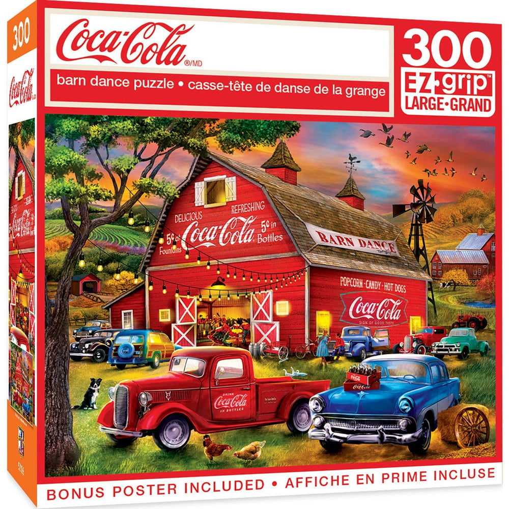 Coca-Cola - Barn Dance 300 Piece EZ Grip Jigsaw Puzzle (ONLINE ORDER ONLY)