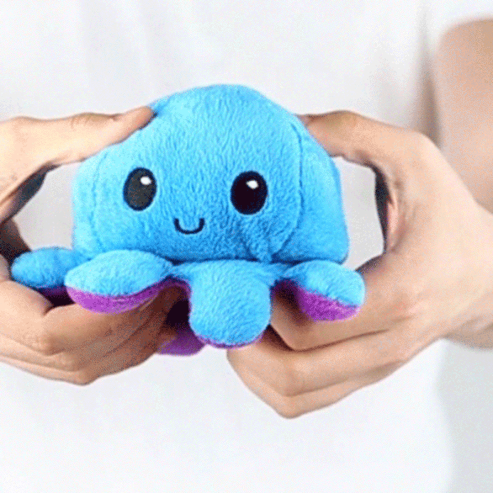 TeeTurtle Reversible Octopus: Blue/Purple (Mini) (ONLINE ORDER ONLY)