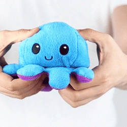 TeeTurtle Reversible Octopus: Blue/Purple (Mini) (ONLINE ORDER ONLY)