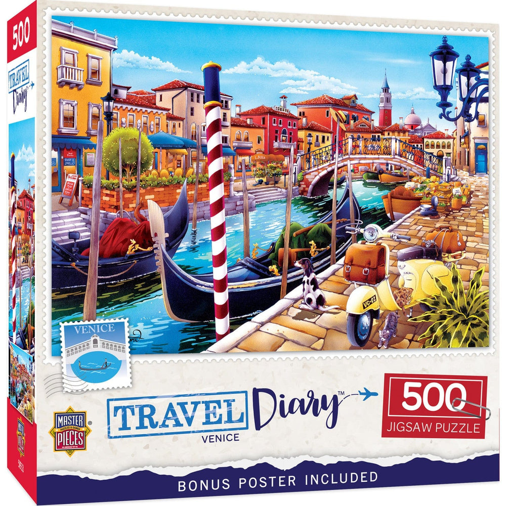 Travel Diary - Venice 500 Piece Jigsaw Puzzle (ONLINE ORDER ONLY)