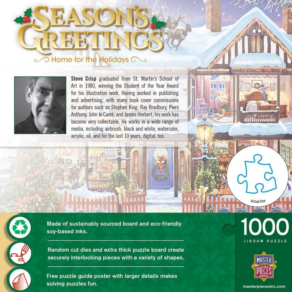 Season's Greetings - Home for the Holidays 1000 Piece Jigsaw Puzzle (ONLINE ORDER ONLY)