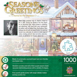 Season's Greetings - Home for the Holidays 1000 Piece Jigsaw Puzzle (ONLINE ORDER ONLY)