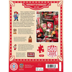 Nebraska Cornhuskers - Locker Room 500 Piece Jigsaw Puzzle (ONLINE ORDER ONLY)