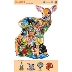 Shapes - Fawn Friends 500 Piece Jigsaw Puzzle (ONLINE ORDER ONLY)