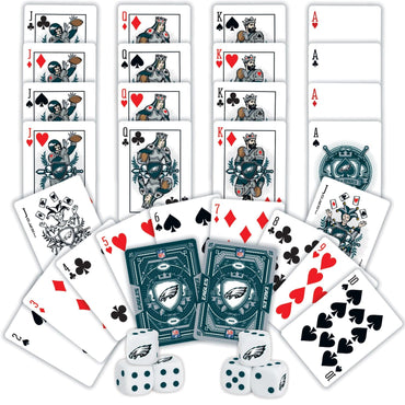Philadelphia Eagles - 2-Pack Playing Cards & Dice Set (ONLINE ORDER ONLY)