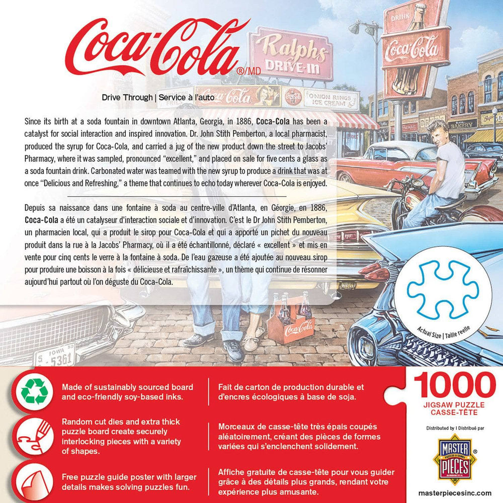Coca-Cola - Drive Through 1000 Piece Jigsaw Puzzle (ONLINE ORDER ONLY)