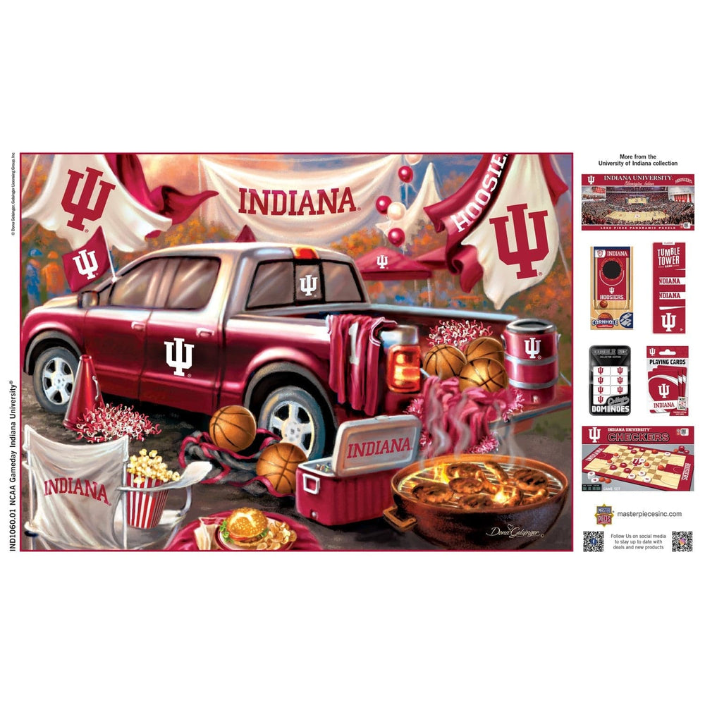Indiana Hoosiers - Gameday 1000 Piece Jigsaw Puzzle (ONLINE ORDER ONLY)