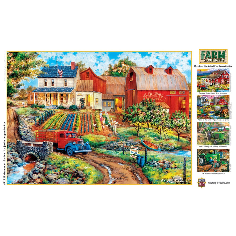 Farm & Country - Grandma's Garden 1000 Piece Jigsaw Puzzle (ONLINE ORDER ONLY)