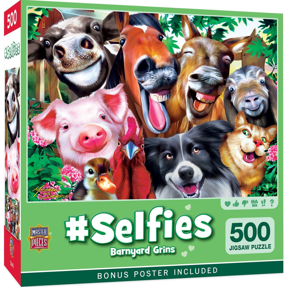Selfies - Barnyard Grins 500 Piece Jigsaw Puzzle (ONLINE ORDER ONLY)