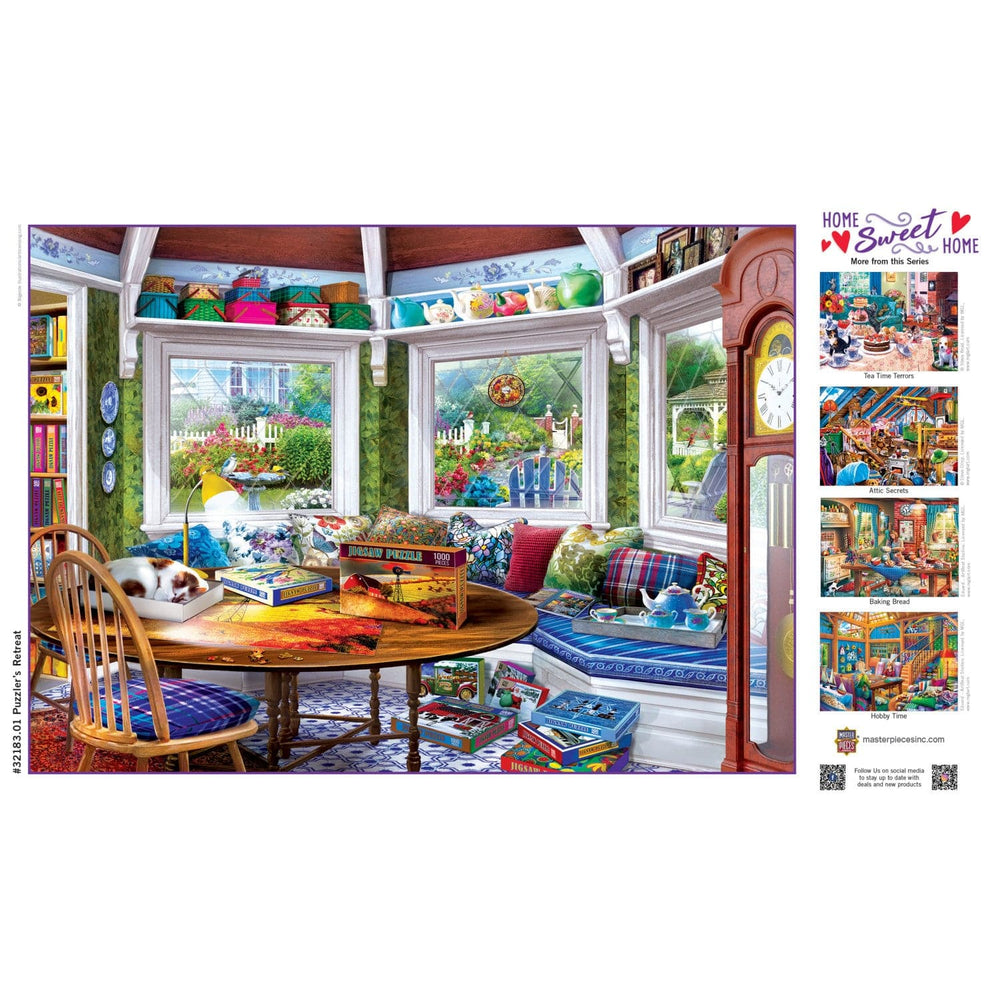 Home Sweet Home - Puzzler's Retreat 500 Piece Jigsaw Puzzle (ONLINE ORDER ONLY)