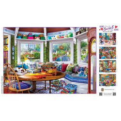 Home Sweet Home - Puzzler's Retreat 500 Piece Jigsaw Puzzle (ONLINE ORDER ONLY)