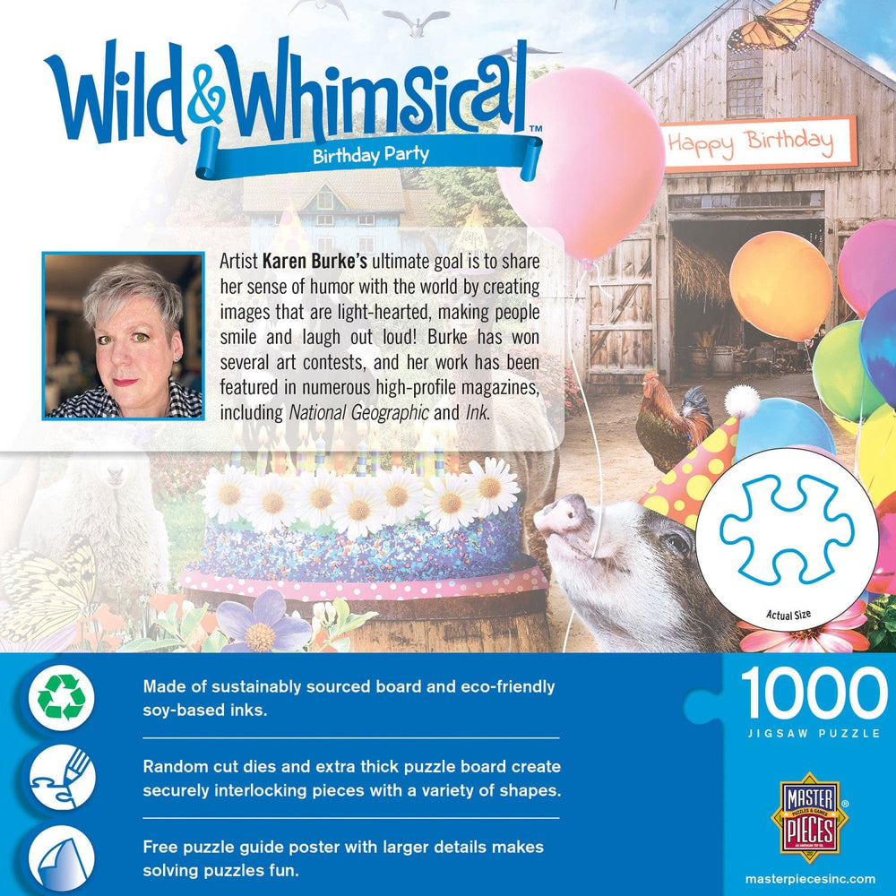 Wild & Whimsical - Birthday Party 1000 Piece Jigsaw Puzzle (ONLINE ORDER ONLY)
