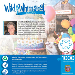 Wild & Whimsical - Birthday Party 1000 Piece Jigsaw Puzzle (ONLINE ORDER ONLY)