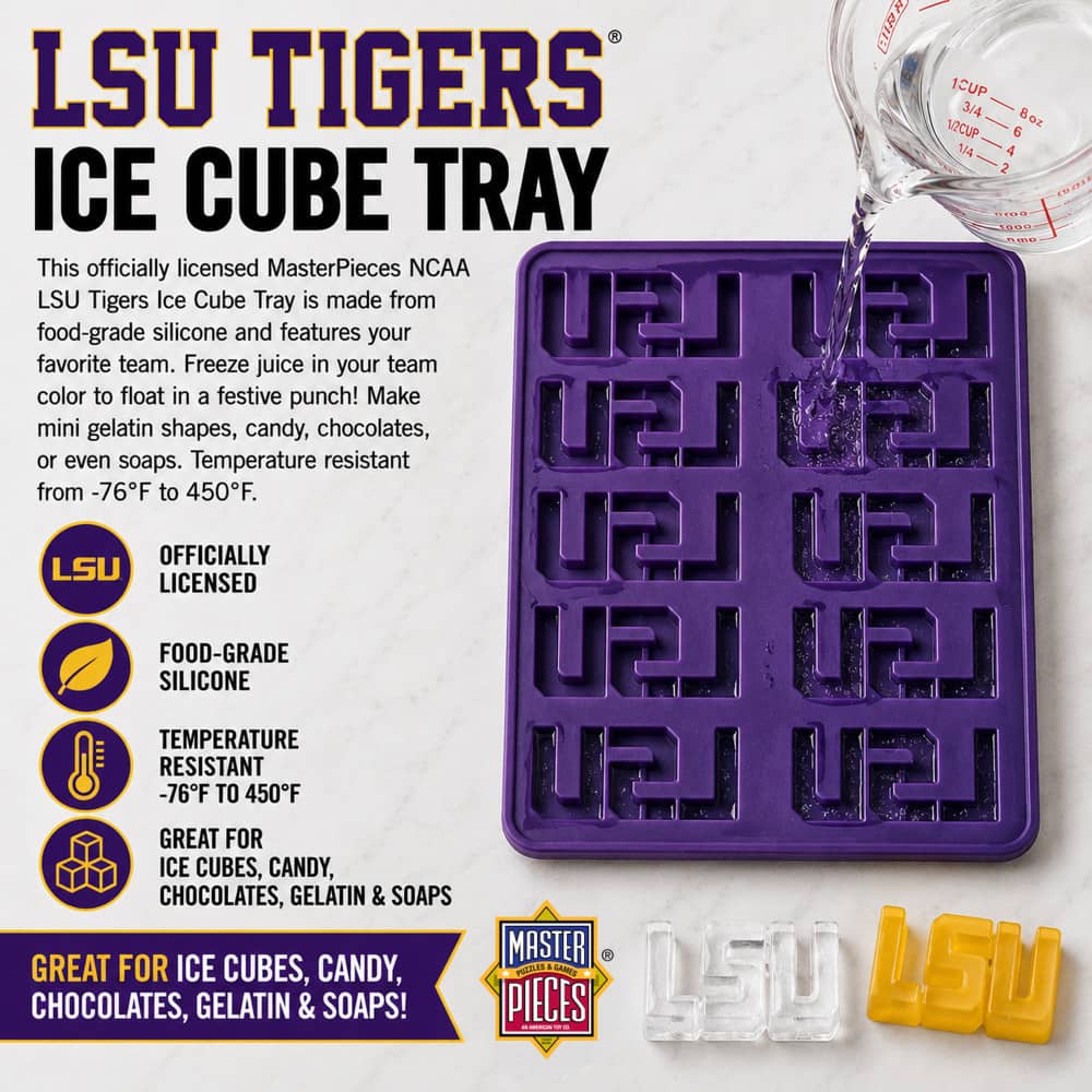 LSU Tigers Ice Cube Tray