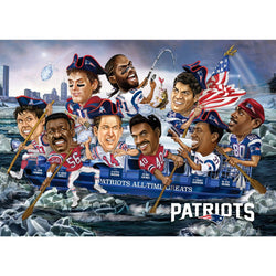 New England Patriots - All Time Greats 500 Piece Jigsaw Puzzle (ONLINE ORDER ONLY)