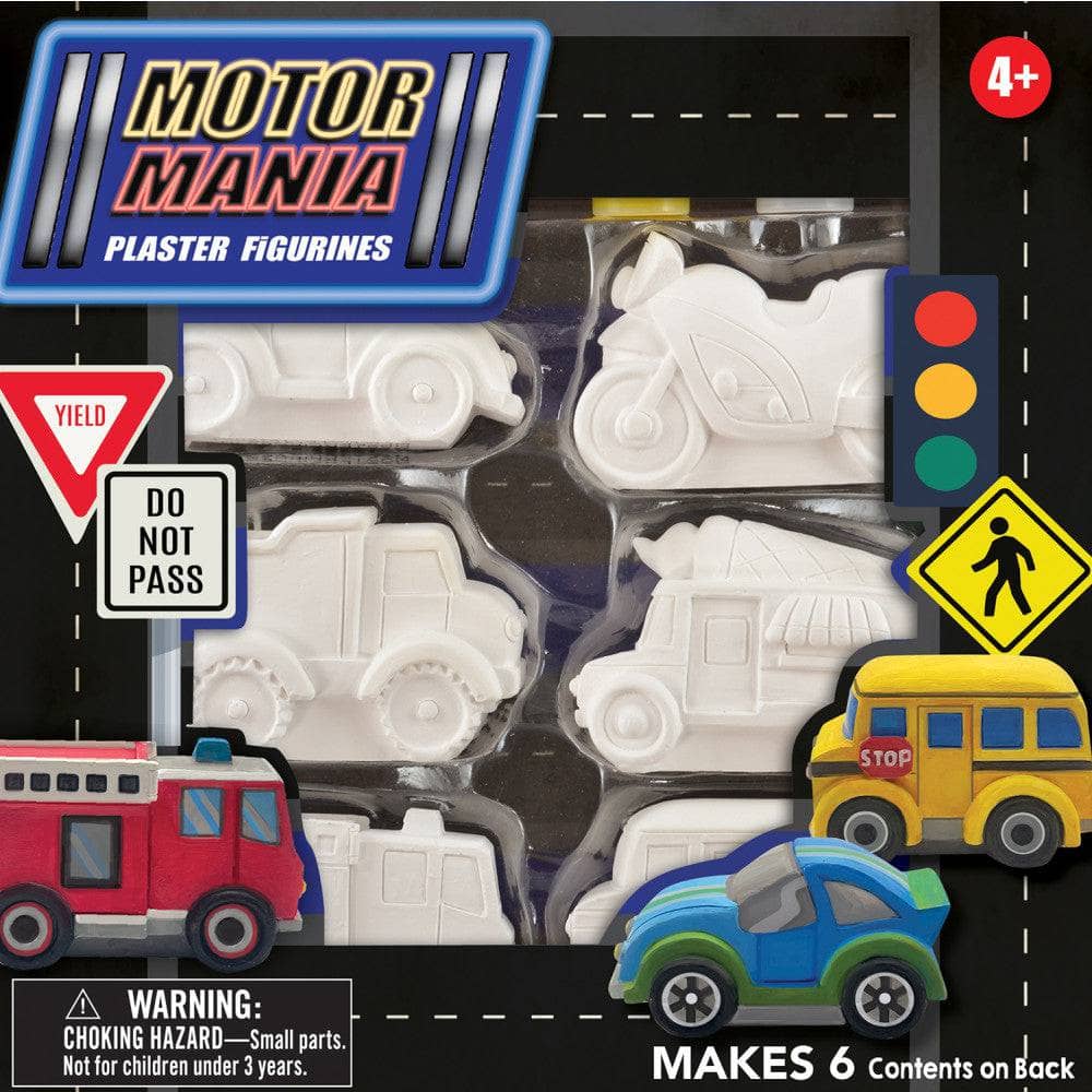 Motor Mania - Plaster Figurine Paint Set (ONLINE ORDER ONLY)
