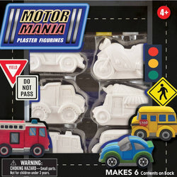 Motor Mania - Plaster Figurine Paint Set (ONLINE ORDER ONLY)