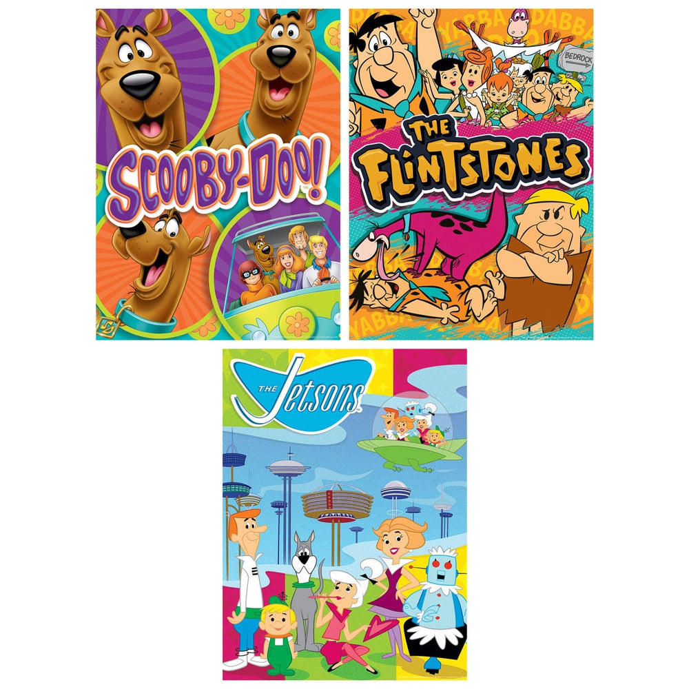 Hanna-Barbera - 500 Piece Jigsaw Puzzles 3-Pack