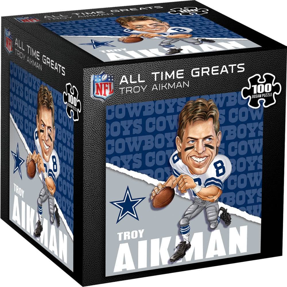 Dallas Cowboys All-Time Greats - Troy Aikman 100 Piece Jigsaw Puzzle (ONLINE ORDER ONLY)