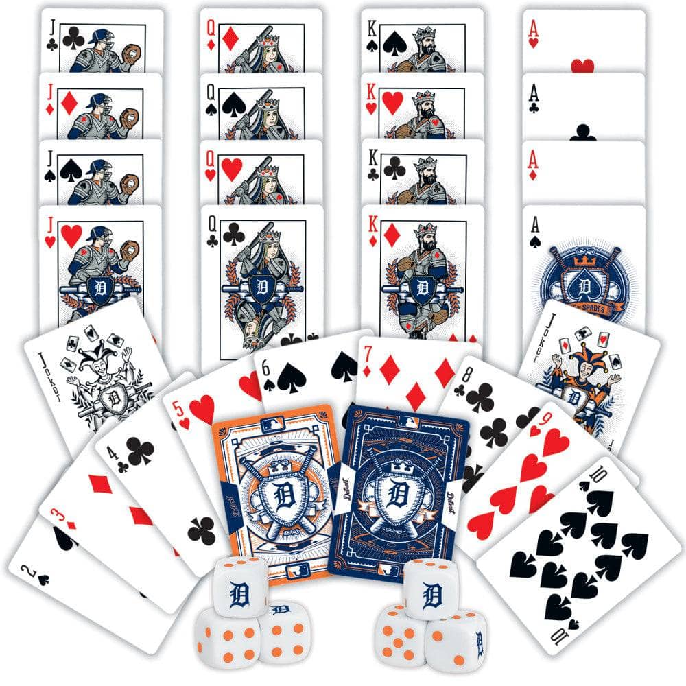 Detroit Tigers - 2-Pack Playing Cards & Dice Set (ONLINE ORDER ONLY)