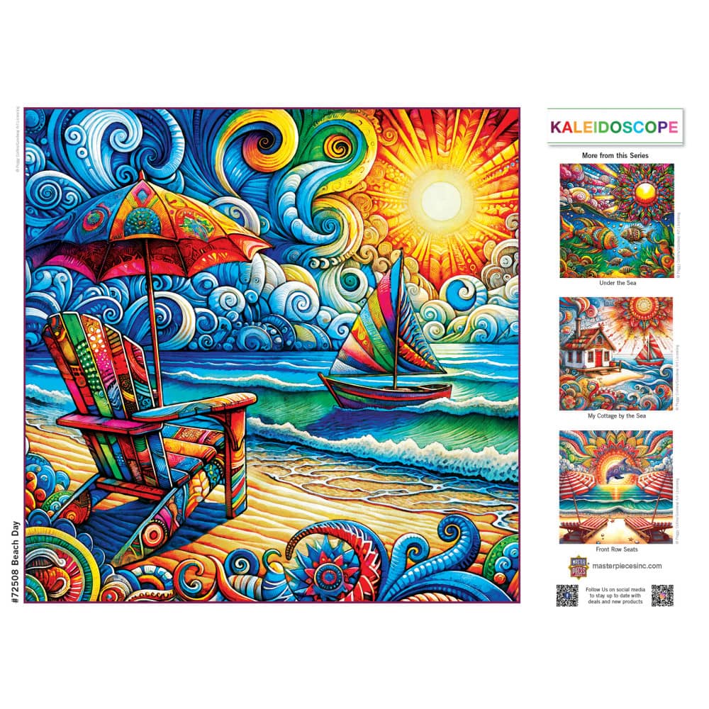 Kaleidoscope - Beach Day 1000 Piece Jigsaw Puzzle