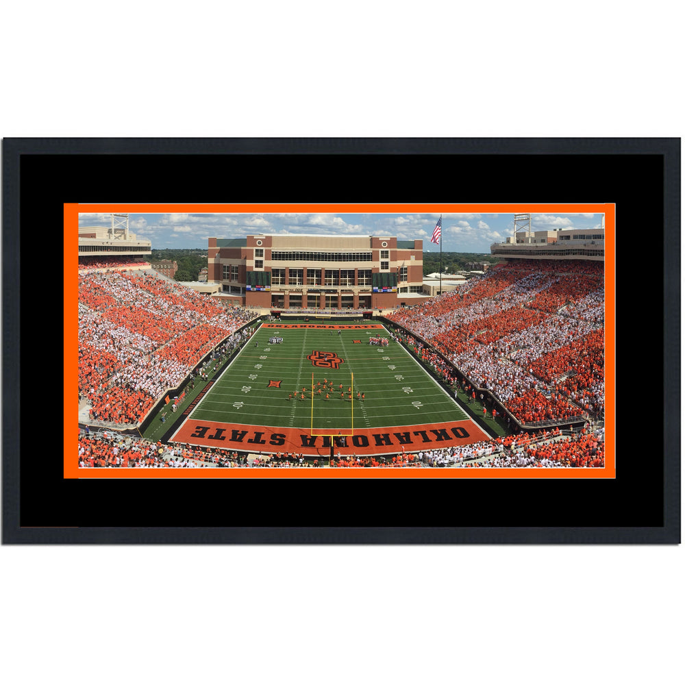 Framed Boone Pickens Stadium Oklahoma State Cowboys 16x24 NCAA Football Photo Professionally Matted (ONLINE ORDER ONLY)