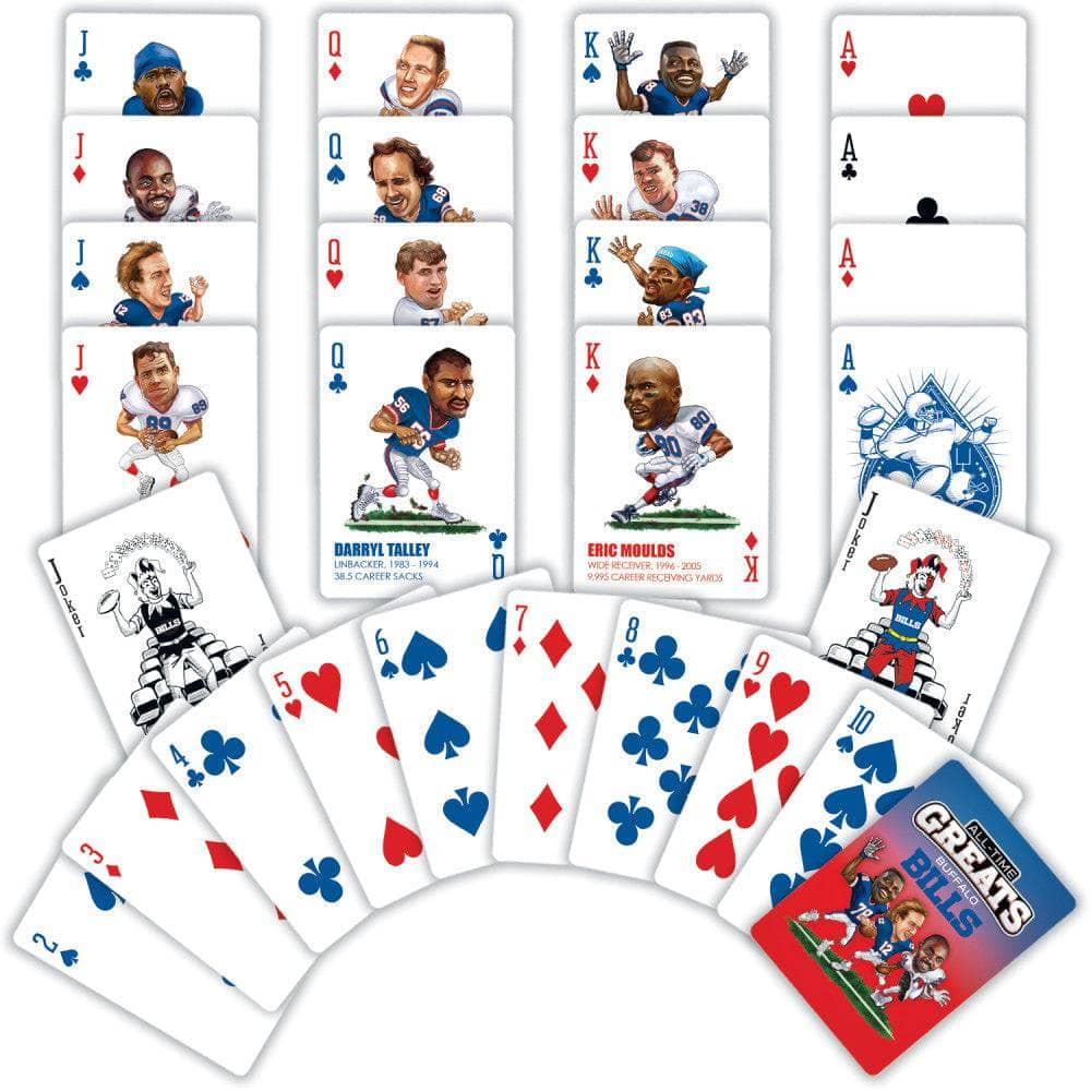 Buffalo Bills All-Time Greats Playing Cards - 54 Card Deck (ONLINE ORDER ONLY)
