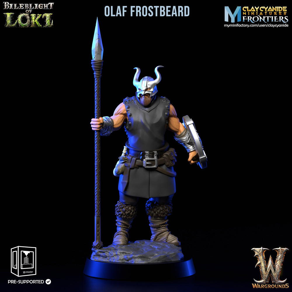 3D Printed Clay Cyanide Bileblight of Loki Vikings 28 32 mm D&D (Online Only)