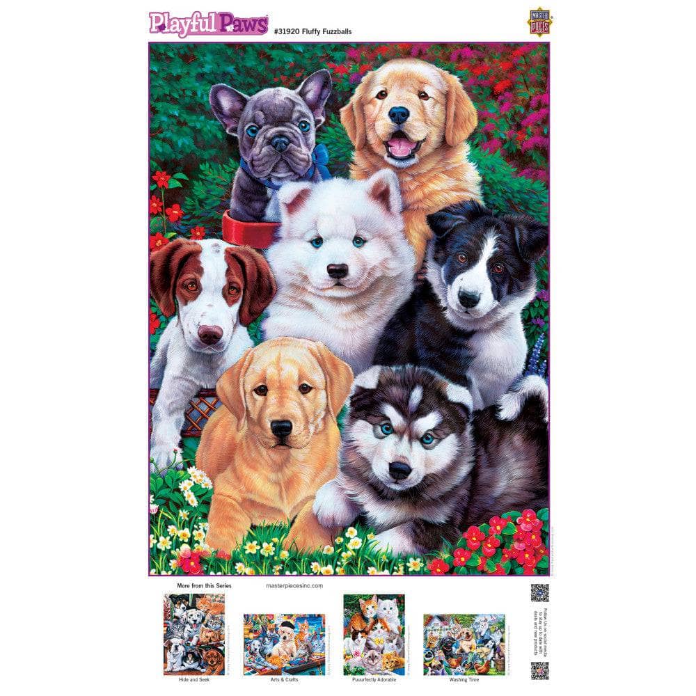 Playful Paws - Fluffy Fuzzballs 300 Piece EZ Grip Jigsaw Puzzle (ONLINE ORDER ONLY)