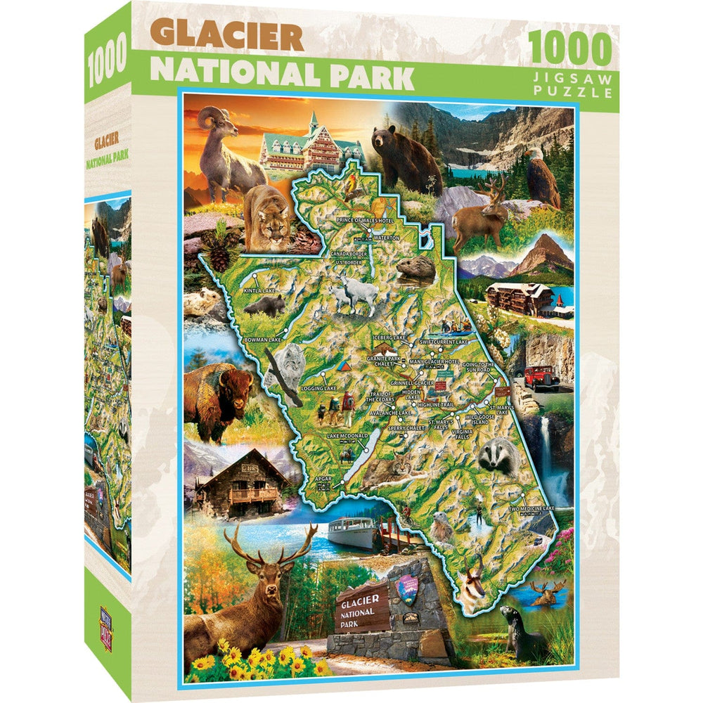 Glacier National Park 1000 Piece Jigsaw Puzzle (ONLINE ORDER ONLY)