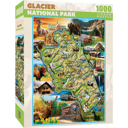 Glacier National Park 1000 Piece Jigsaw Puzzle (ONLINE ORDER ONLY)