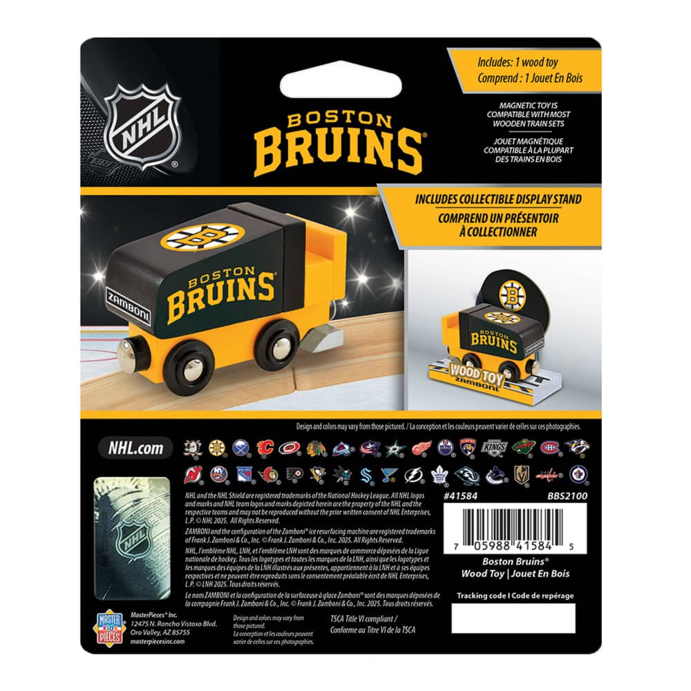Boston Bruins Toy Zamboni Train Engine