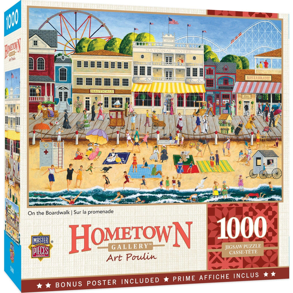 Hometown Gallery - On the Boardwalk 1000 Piece Jigsaw Puzzle (ONLINE ORDER ONLY)