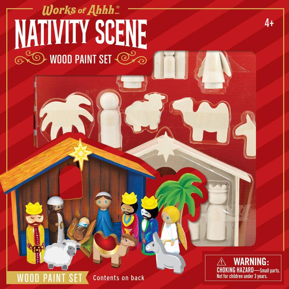 Nativity Scene Wood Craft & Paint Kit (ONLINE ORDER ONLY)