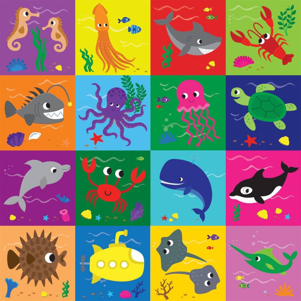 Block Party - Undersea 48 Piece Jigsaw Puzzle (ONLINE ORDER ONLY)