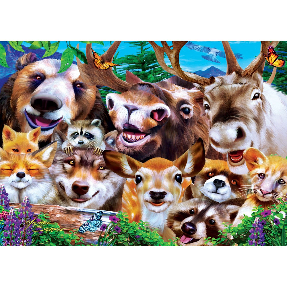 Selfies - Woodland Goofballs 500 Piece Jigsaw Puzzle (ONLINE ORDER ONLY)