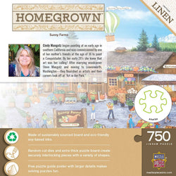 Homegrown - Sunny Farms 750 Piece Jigsaw Puzzle (ONLINE ORDER ONLY)