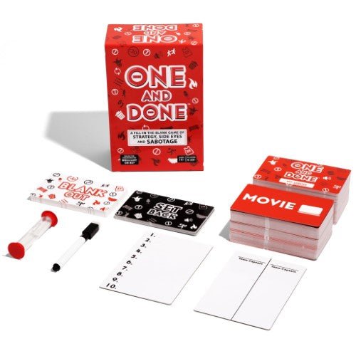 One And Done Word Guessing Party Game (Online Order Only)