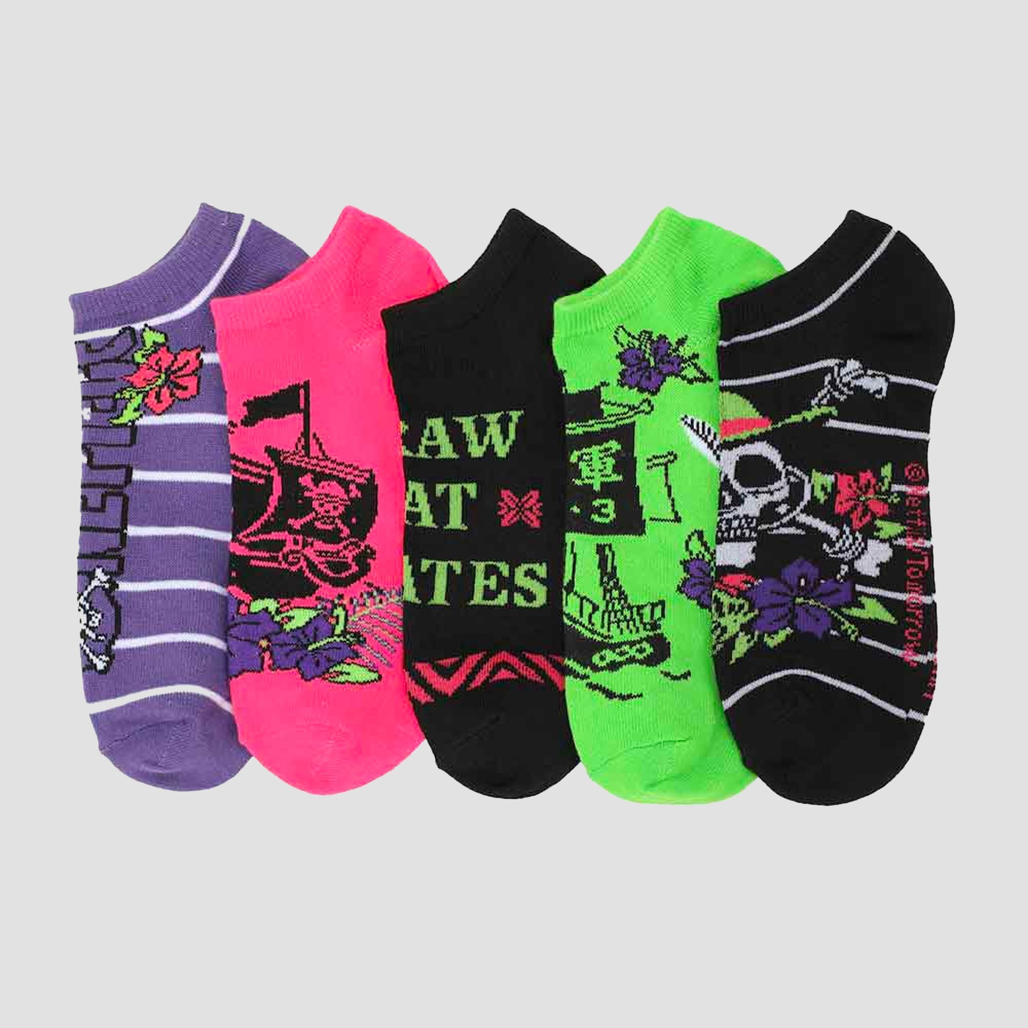 One Piece Mix & Match 5-Pack Set Women's Ankle Socks (Online Order Only)