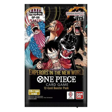 One Piece Trading Card Game: Emperors in the New World Booster Pack OP-09 (12 Cards) (ONLINE ORDER ONLY)