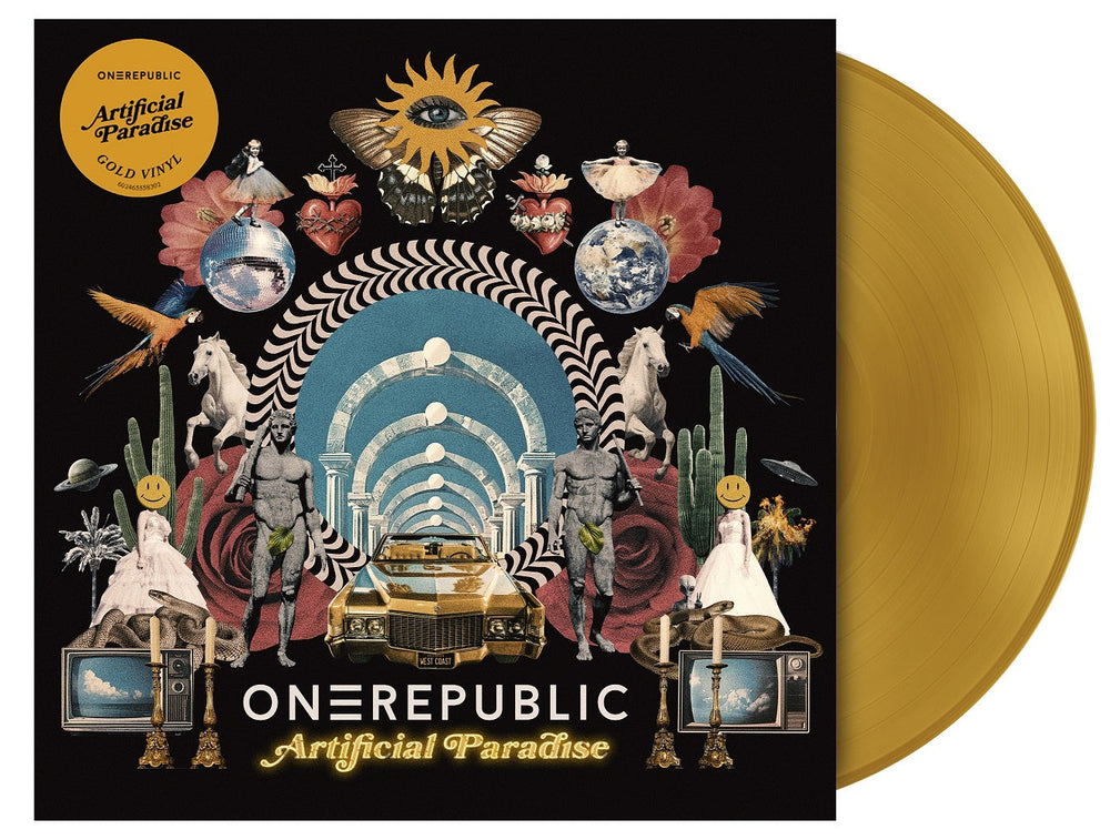 Onerepublic - Artificial Paradise (Colored Vinyl, Gold) [Vinyl] (ONLINE ORDER ONLY)