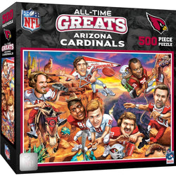 Arizona Cardinals - All Time Greats 500 Piece Jigsaw Puzzle (ONLINE ORDER ONLY)