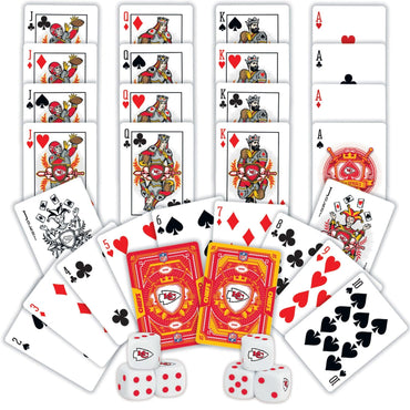 Kansas City Chiefs - 2-Pack Playing Cards & Dice Set (ONLINE ORDER ONLY)
