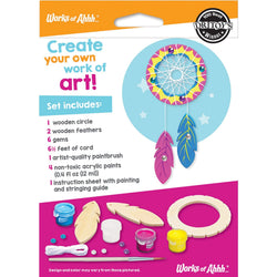 Dream Catcher Wood Craft & Paint Kit