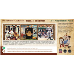 Saturday Evening Post - Baseball Collection 1000 Piece Panoramic Jigsaw Puzzle (ONLINE ORDER ONLY)