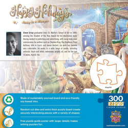 Happy Holidays - Away in a Manger 300 Piece EZ Grip Jigsaw Puzzle