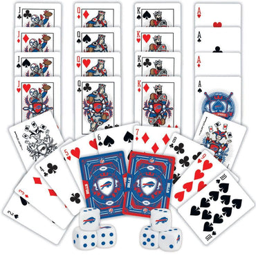 Buffalo Bills - 2-Pack Playing Cards & Dice Set (ONLINE ORDER ONLY)