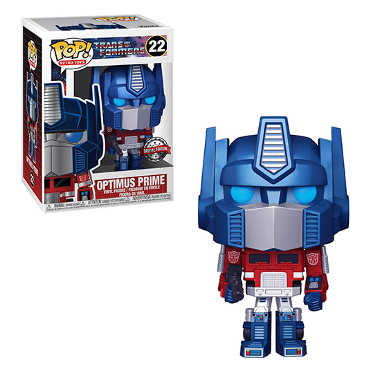 Funko POP! Transformers - Optimus Prime (Metallic) Vinyl Figure #22 Special Edition Exclusive [READ DESCRIPTION] (ONLINE ORDER ONLY)